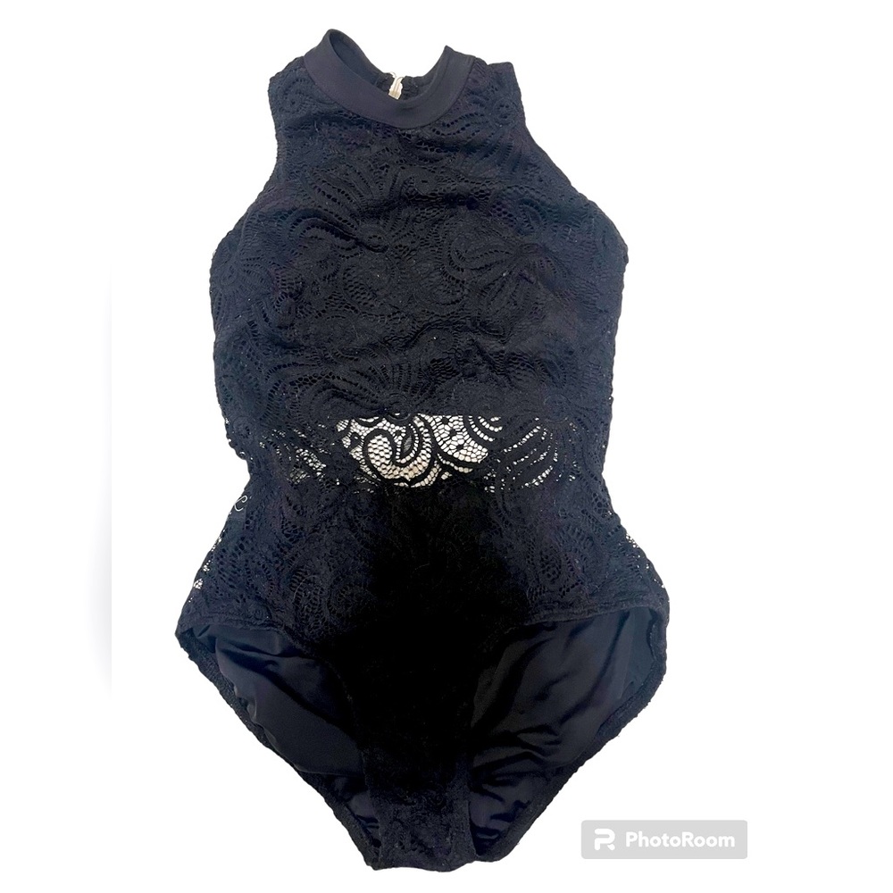 Kandi Kouture lace black leo adult medium
